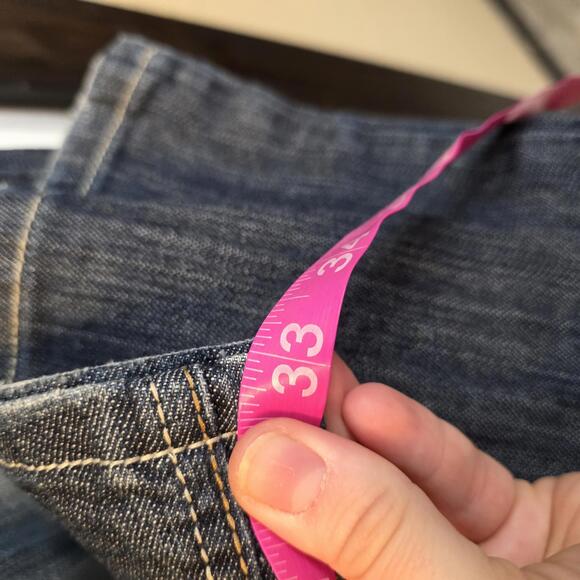 Platinum Jean Women's Dark Wash Bootcut Jeans- Size 10 Long - Picture 7 of 8